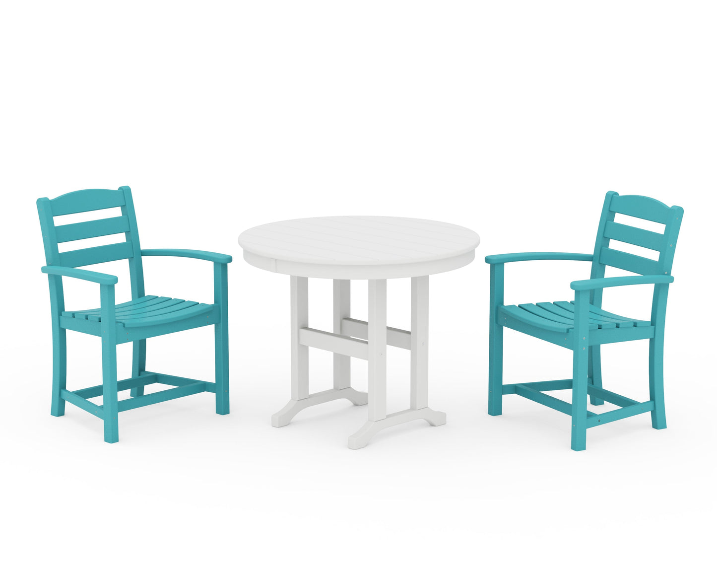La Casa Café 3-Piece Round Dining Set