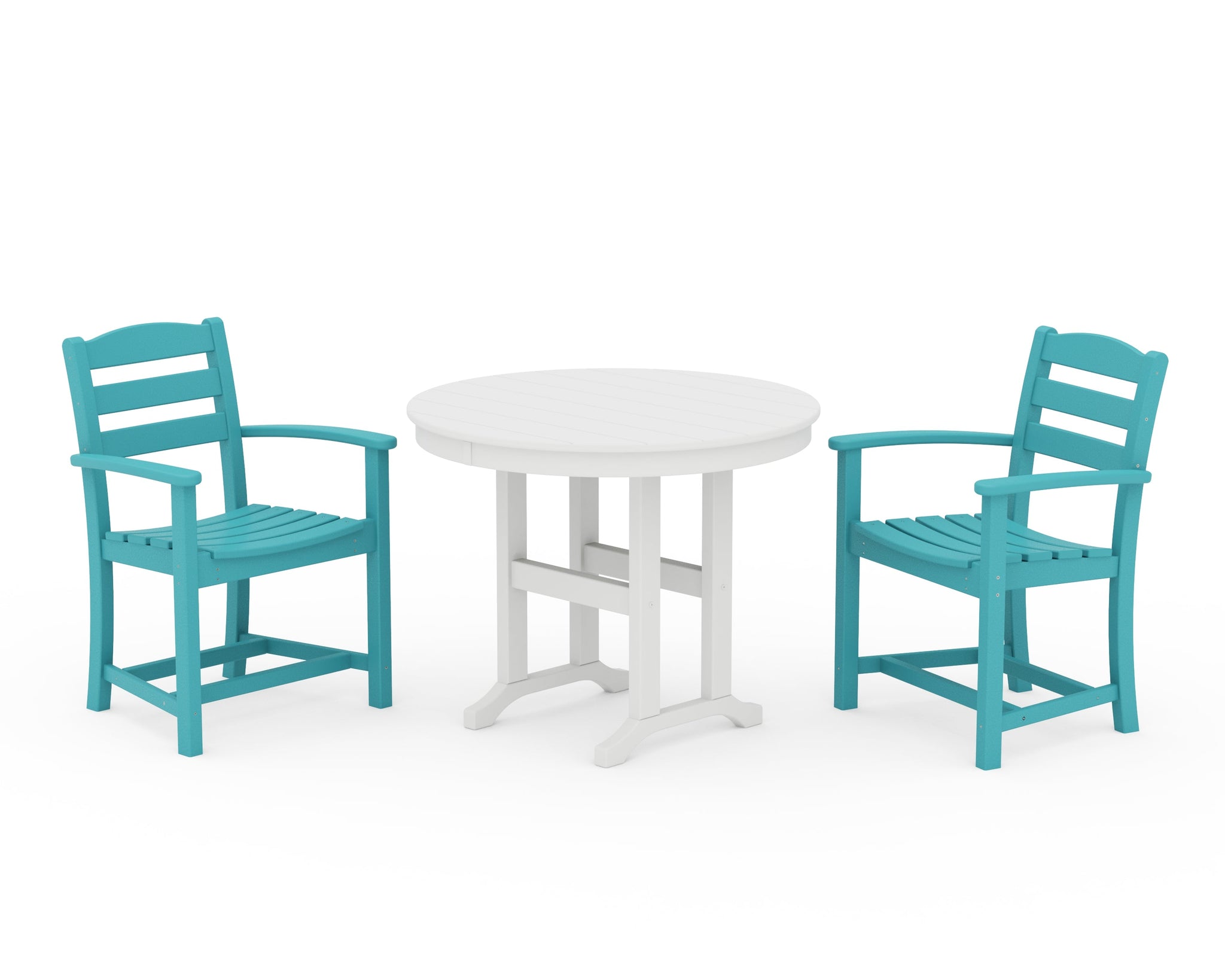 La Casa Café 3-Piece Round Dining Set