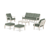Mission 6-Piece Lounge Sofa Set
