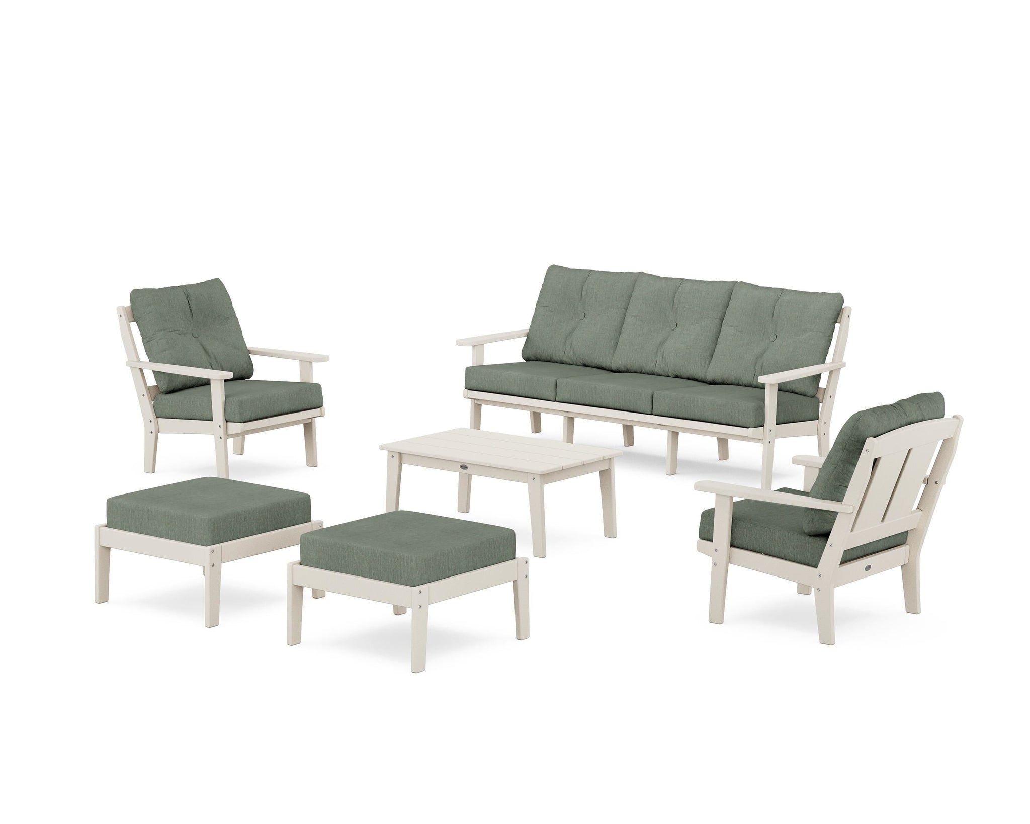 Mission 6-Piece Lounge Sofa Set
