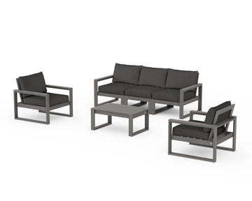 EDGE Sectional 4-Piece Deep Seating Set with Sofa