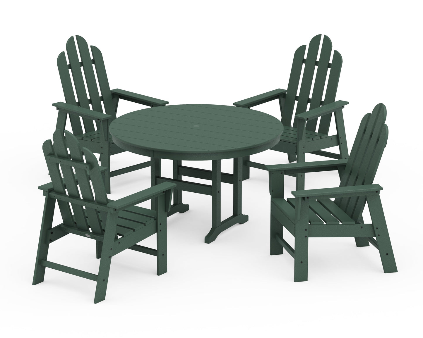Long Island 5-Piece Round Farmhouse Dining Set