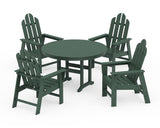Long Island 5-Piece Round Farmhouse Dining Set