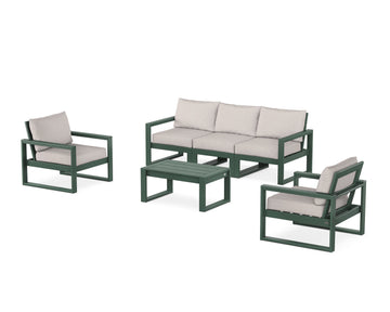 EDGE Sectional 4-Piece Deep Seating Set with Sofa