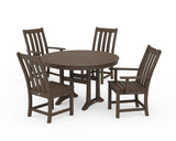 Vineyard 5-Piece Nautical Trestle Dining Set