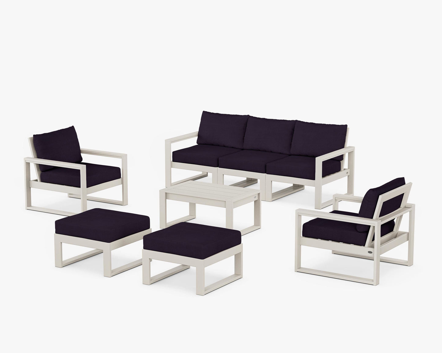 EDGE Sectional 8-Piece Lounge Sofa Set