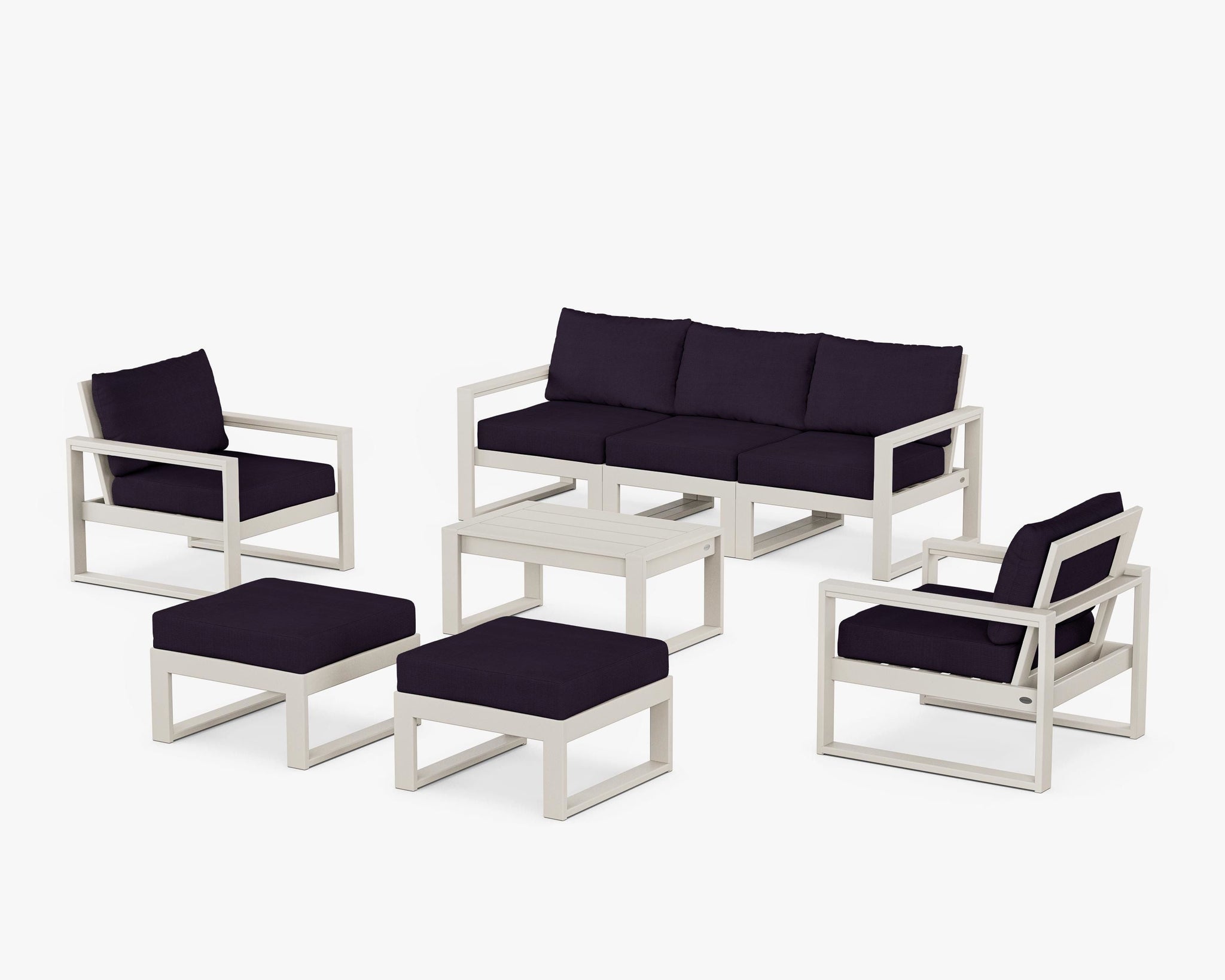 EDGE Sectional 8-Piece Lounge Sofa Set
