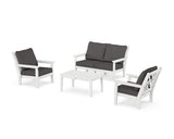 Chippendale 4-Piece Deep Seating Set with Loveseat