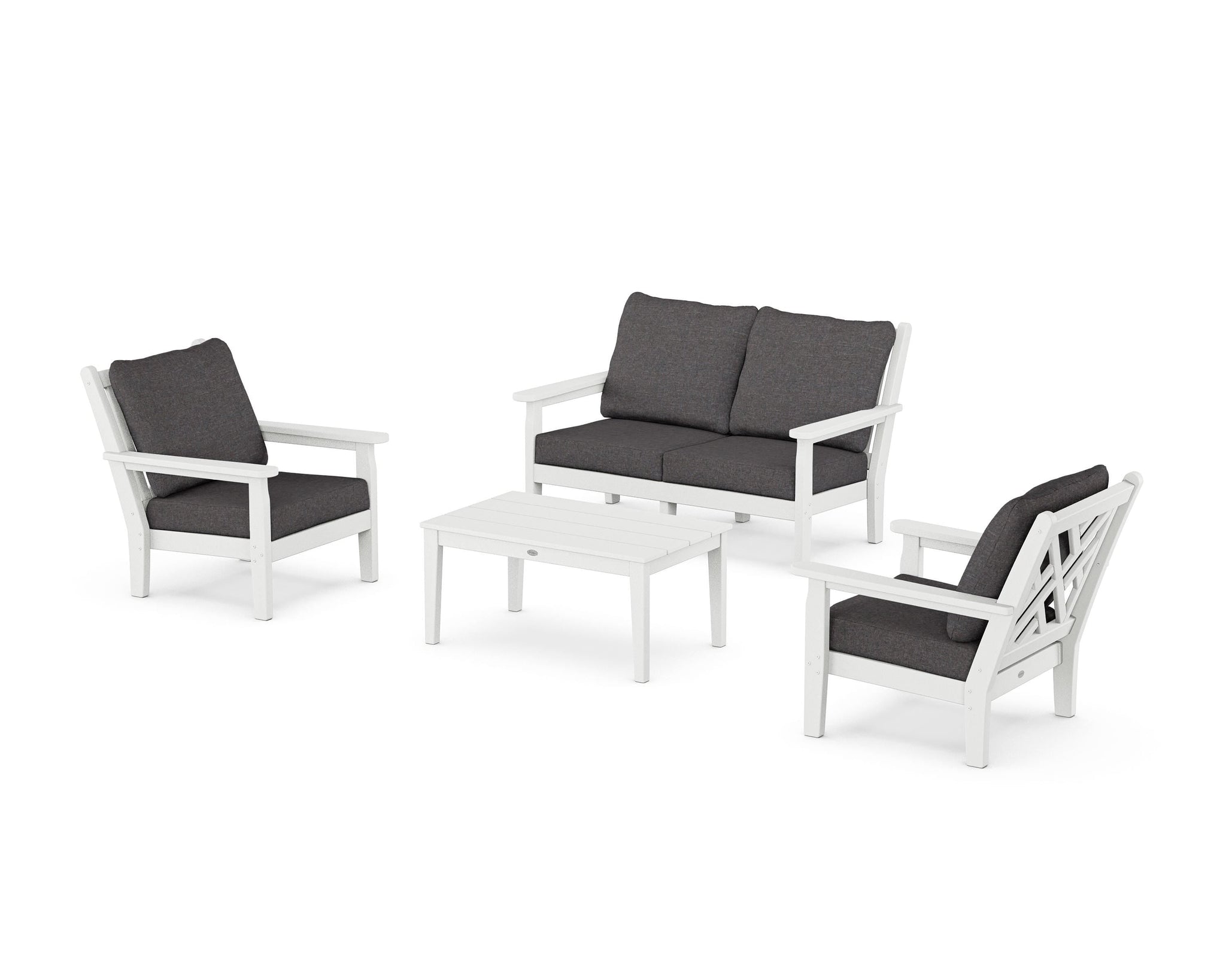 Chippendale 4-Piece Deep Seating Set with Loveseat