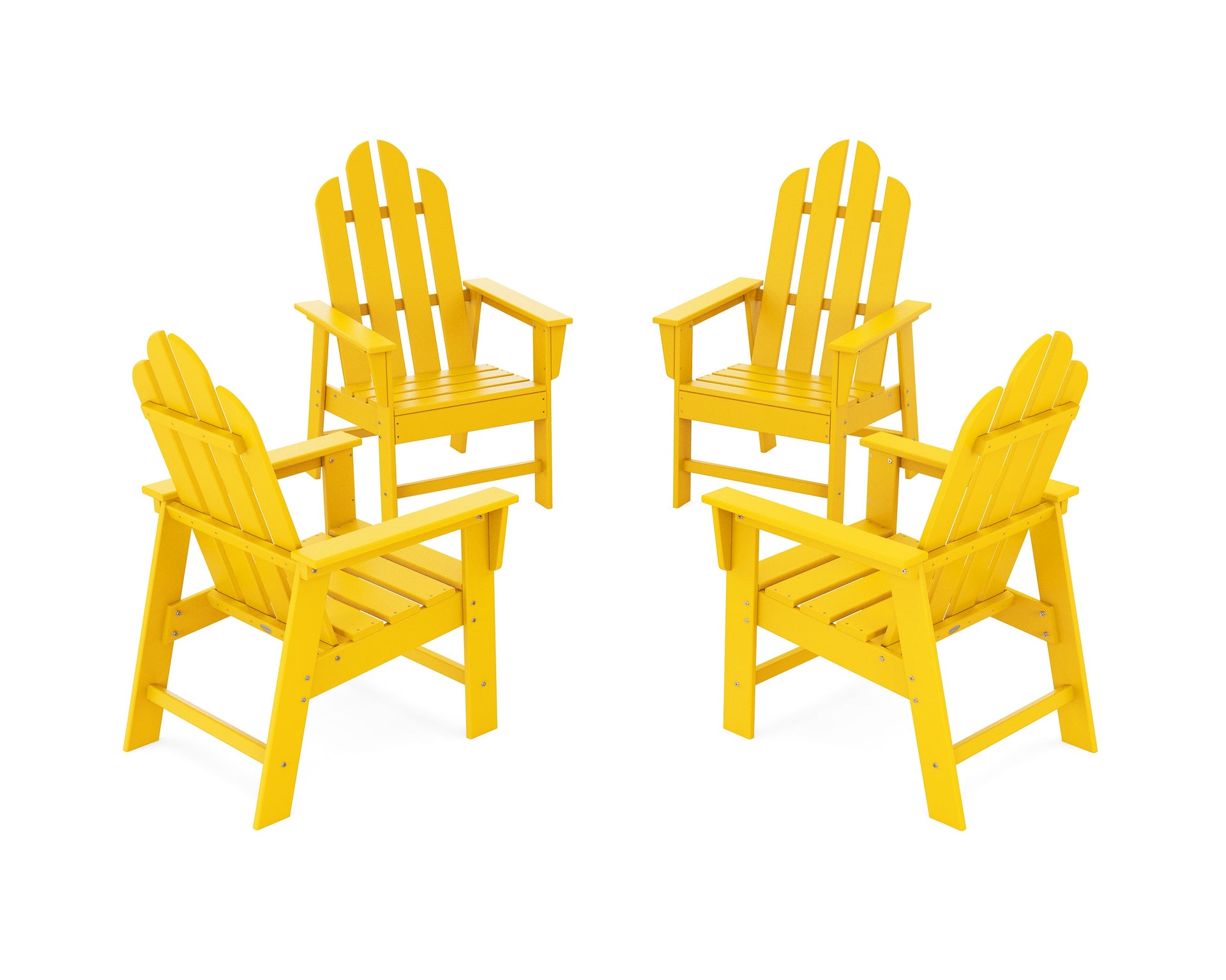 Long Island 4-Piece Upright Adirondack Conversation Set