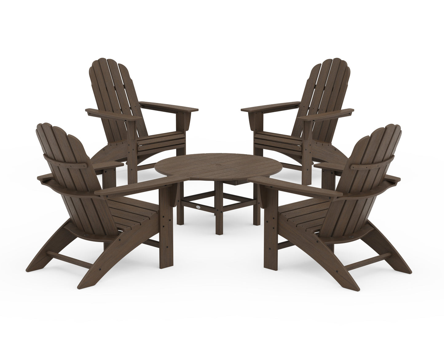 Vineyard 5-Piece Oversized Adirondack Set
