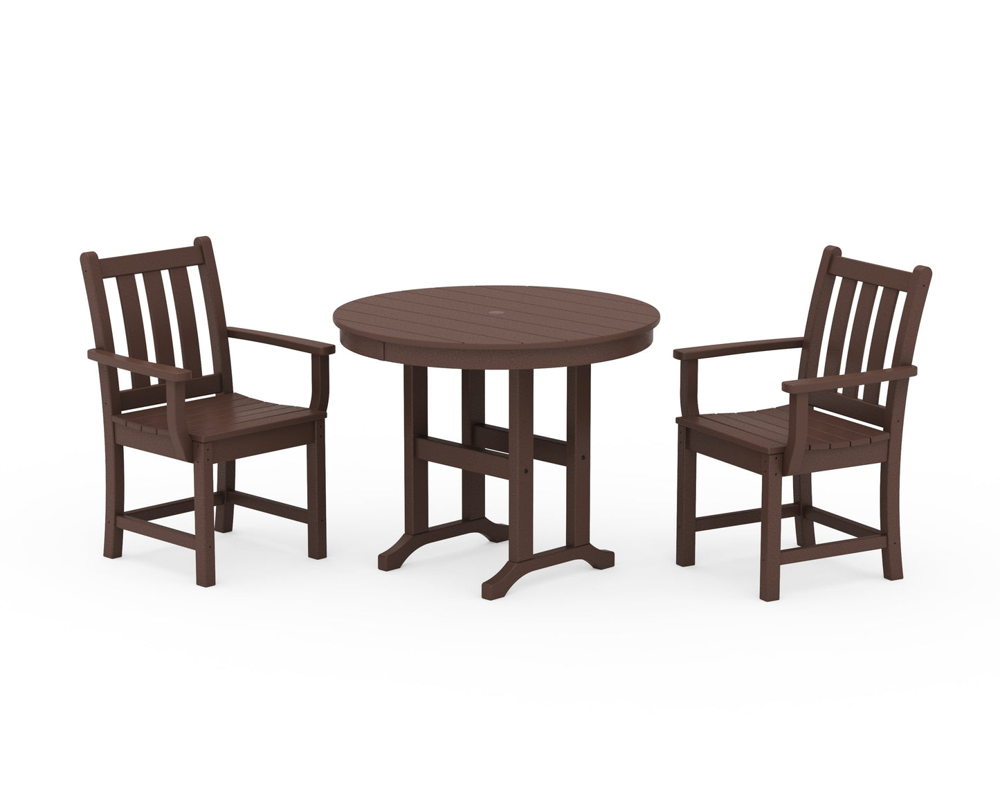 Traditional Garden 3-Piece Round Dining Set