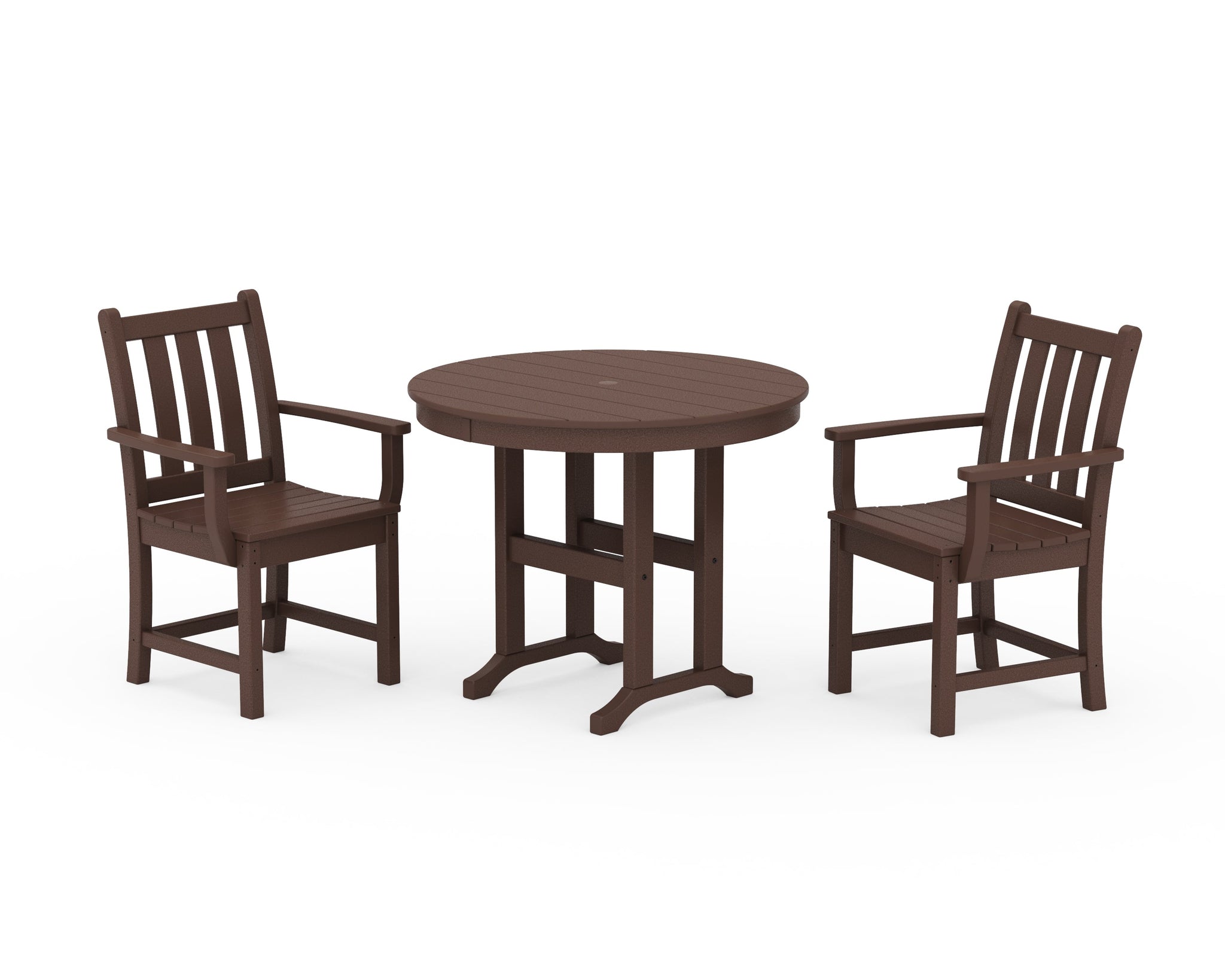 Traditional Garden 3-Piece Round Dining Set