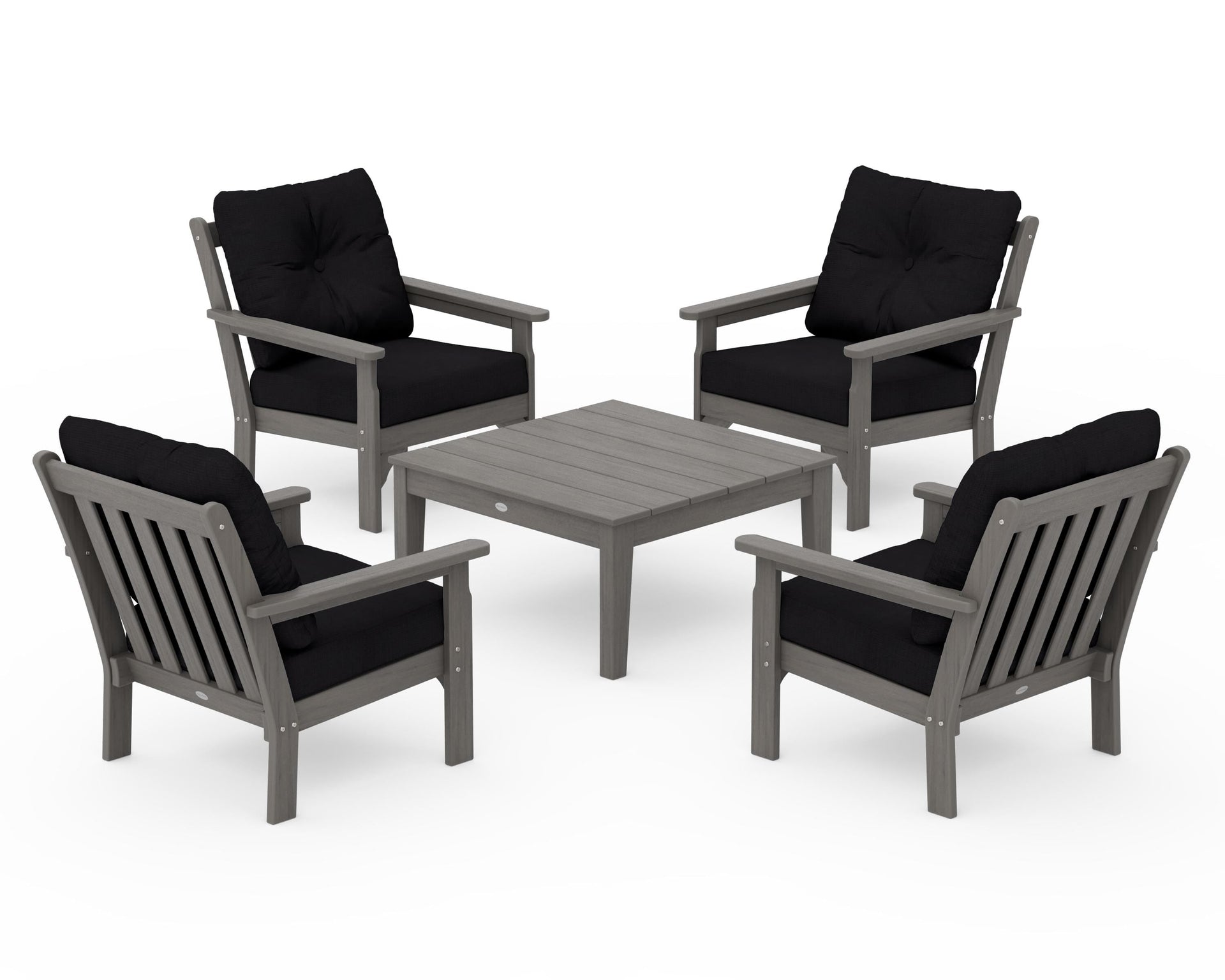 Vineyard 5-Piece Deep Seating Conversation Set
