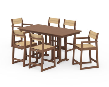 EDGE Sling 7-Piece Farmhouse Counter Set