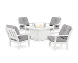 Oxford 5-Piece Deep Seating Set with Fire Pit Table