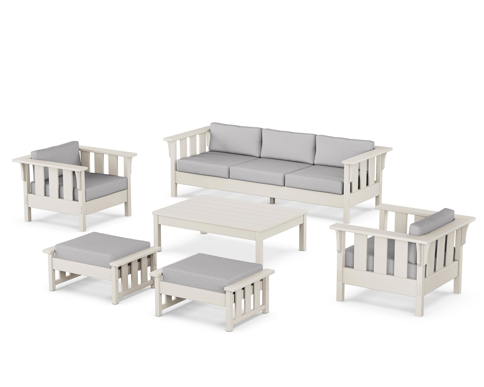 Acadia 6-Piece Lounge Sofa Set