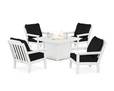 Cottage 5-Piece Deep Seating Set with Fire Pit Table