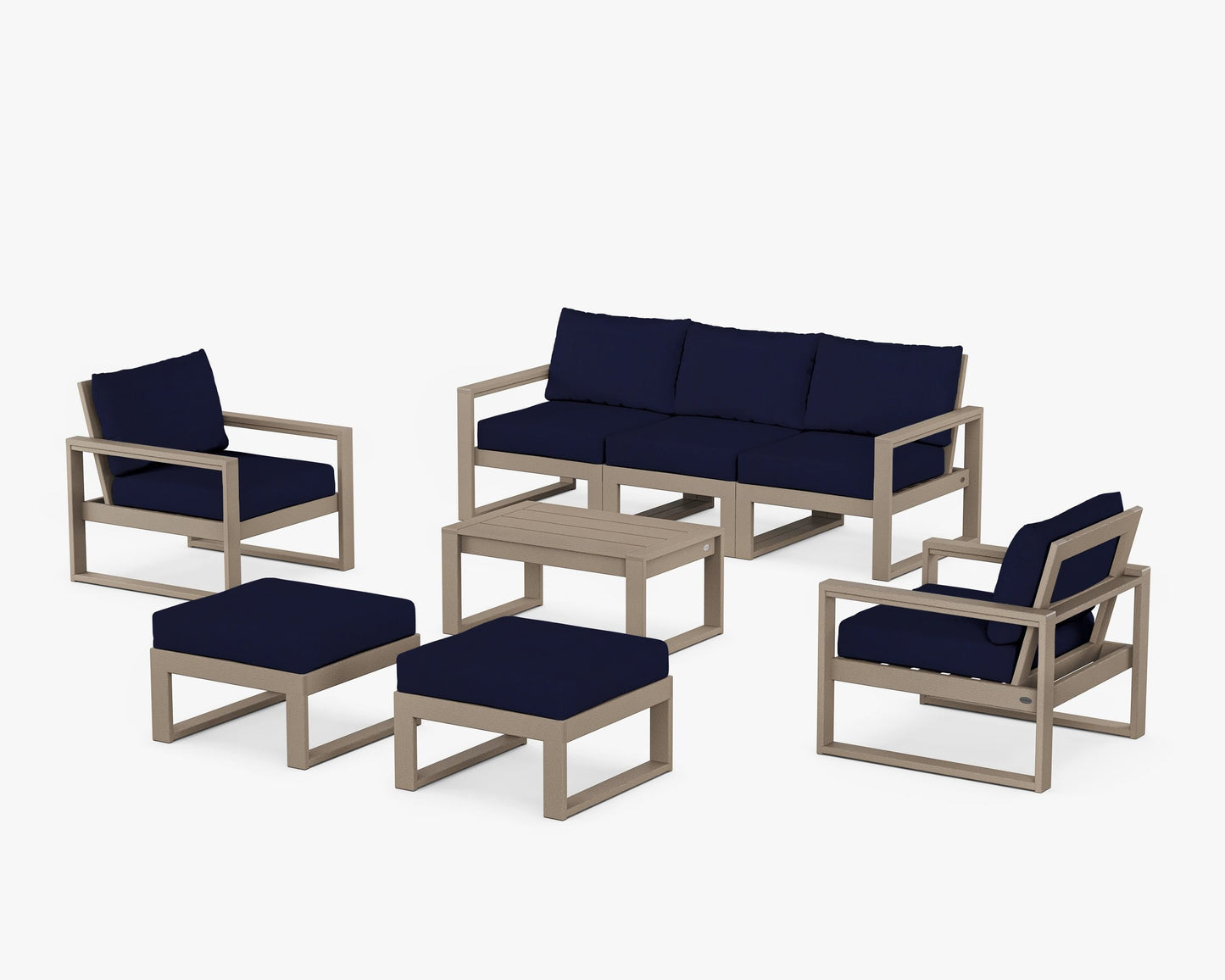 EDGE Sectional 8-Piece Lounge Sofa Set