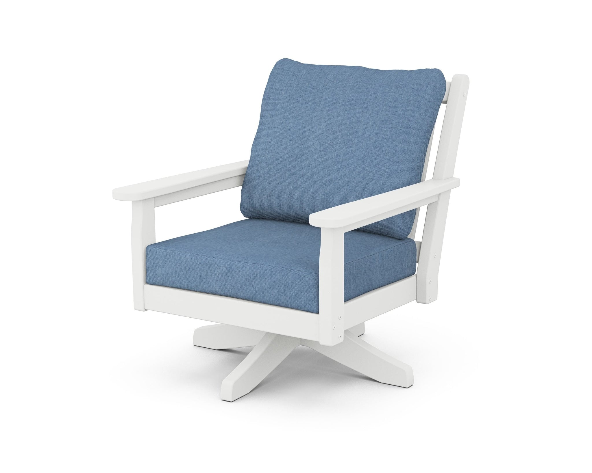 Chippendale Deep Seating Swivel Chair