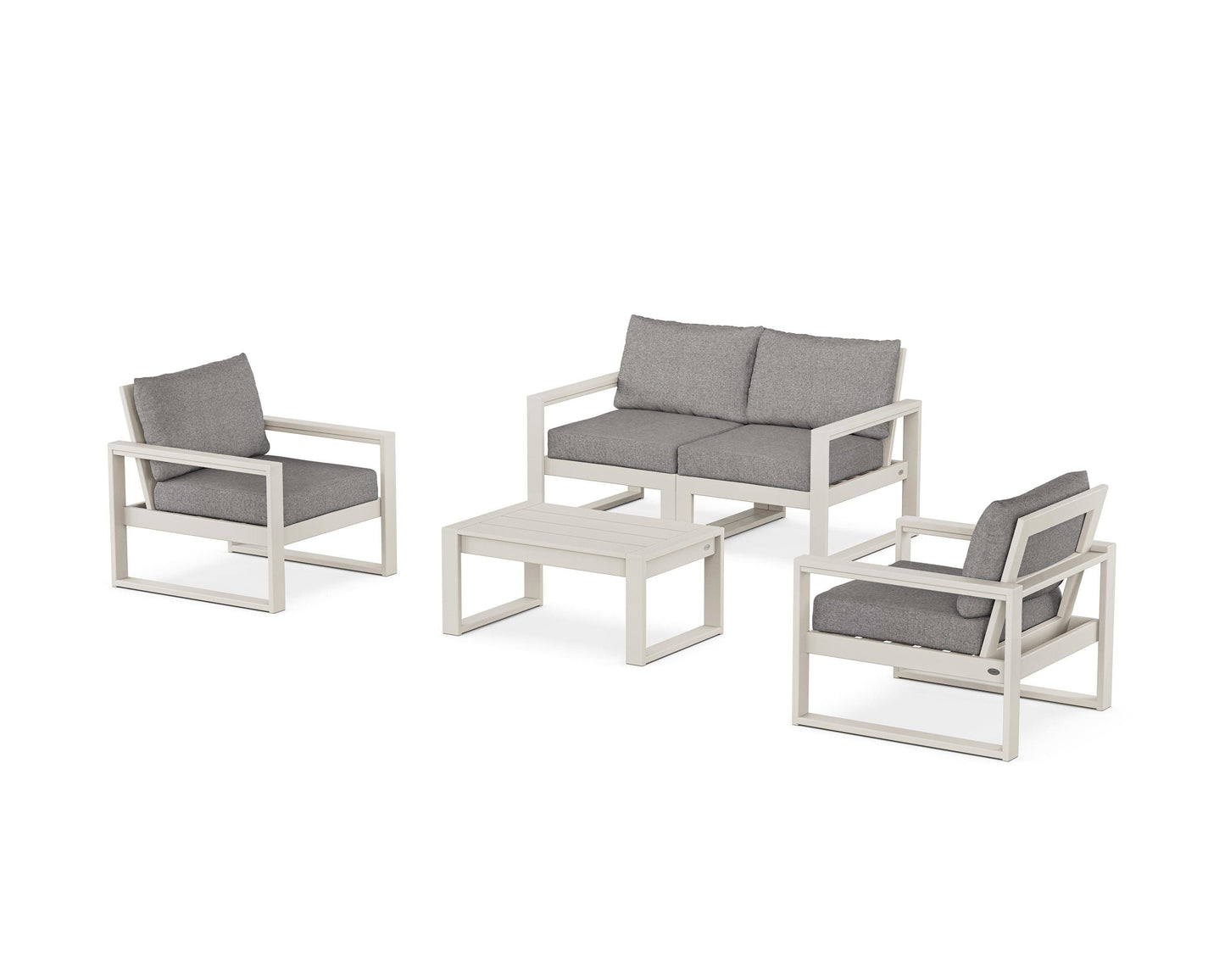 EDGE Sectional 4-Piece Deep Seating Set with Loveseat