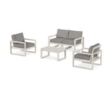 EDGE Sectional 4-Piece Deep Seating Set with Loveseat