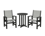 Coastal 3-Piece Round Bistro Dining Set