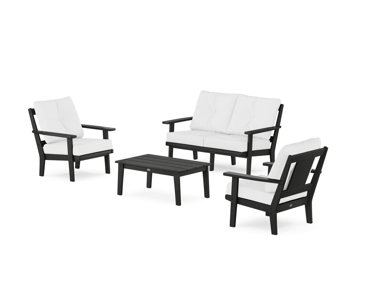 Prairie 4-Piece Deep Seating Set with Loveseat