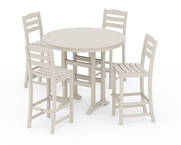 La Casa Café 5-Piece Side Chair Bar Dining Set