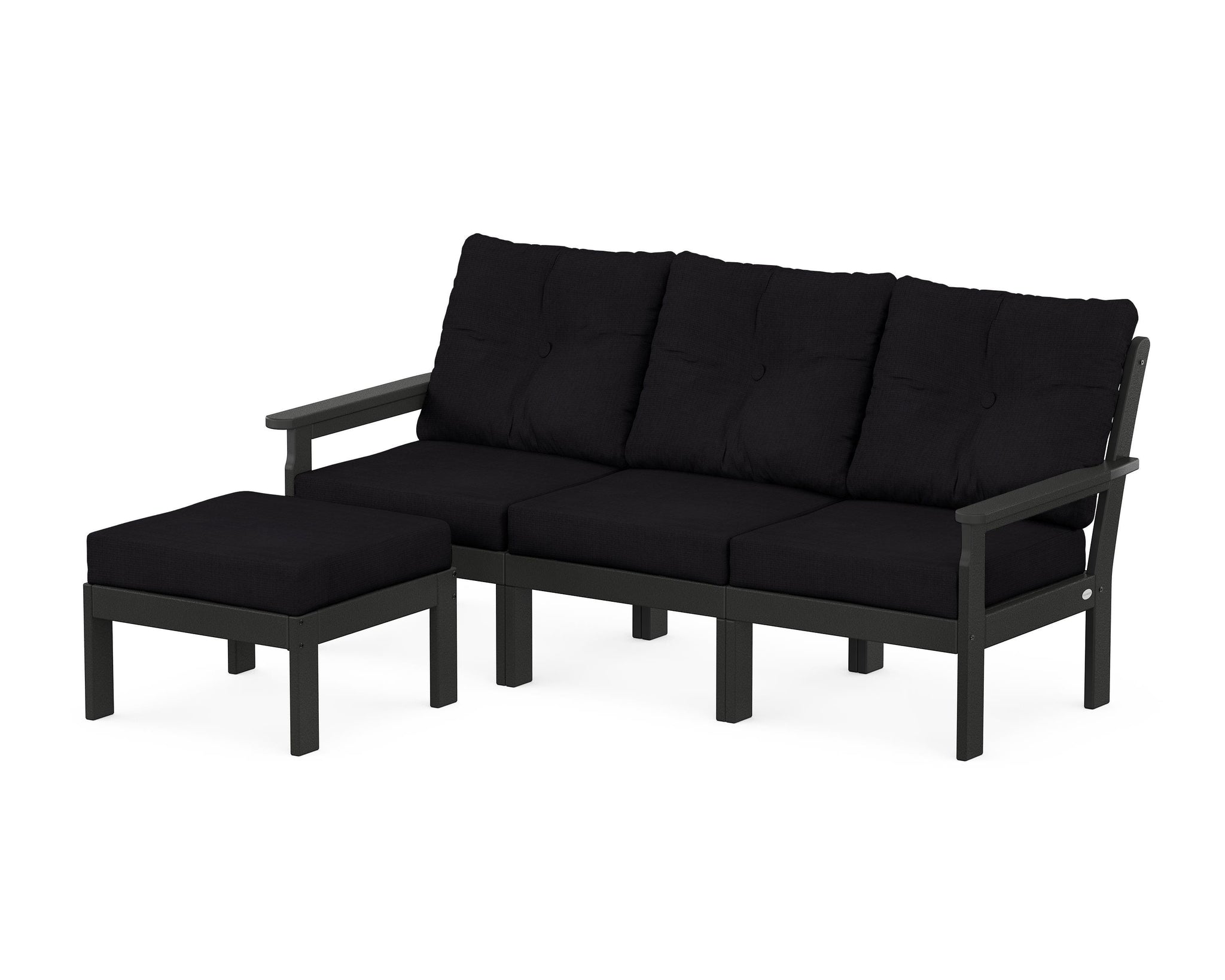 Vineyard 4-Piece Sectional with Ottoman
