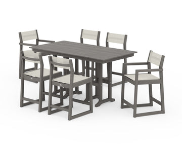 EDGE Sling 7-Piece Farmhouse Counter Set