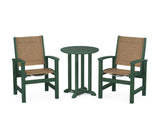 Coastal 3-Piece Round Bistro Dining Set