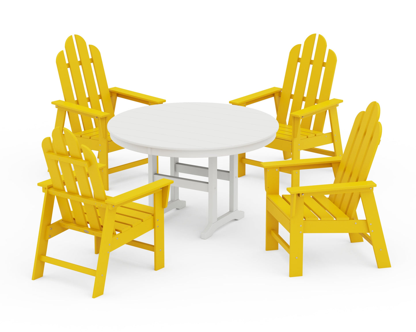 Long Island 5-Piece Round Farmhouse Dining Set