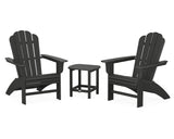 Cottage Curveback Adirondack Chair 3-Piece Set