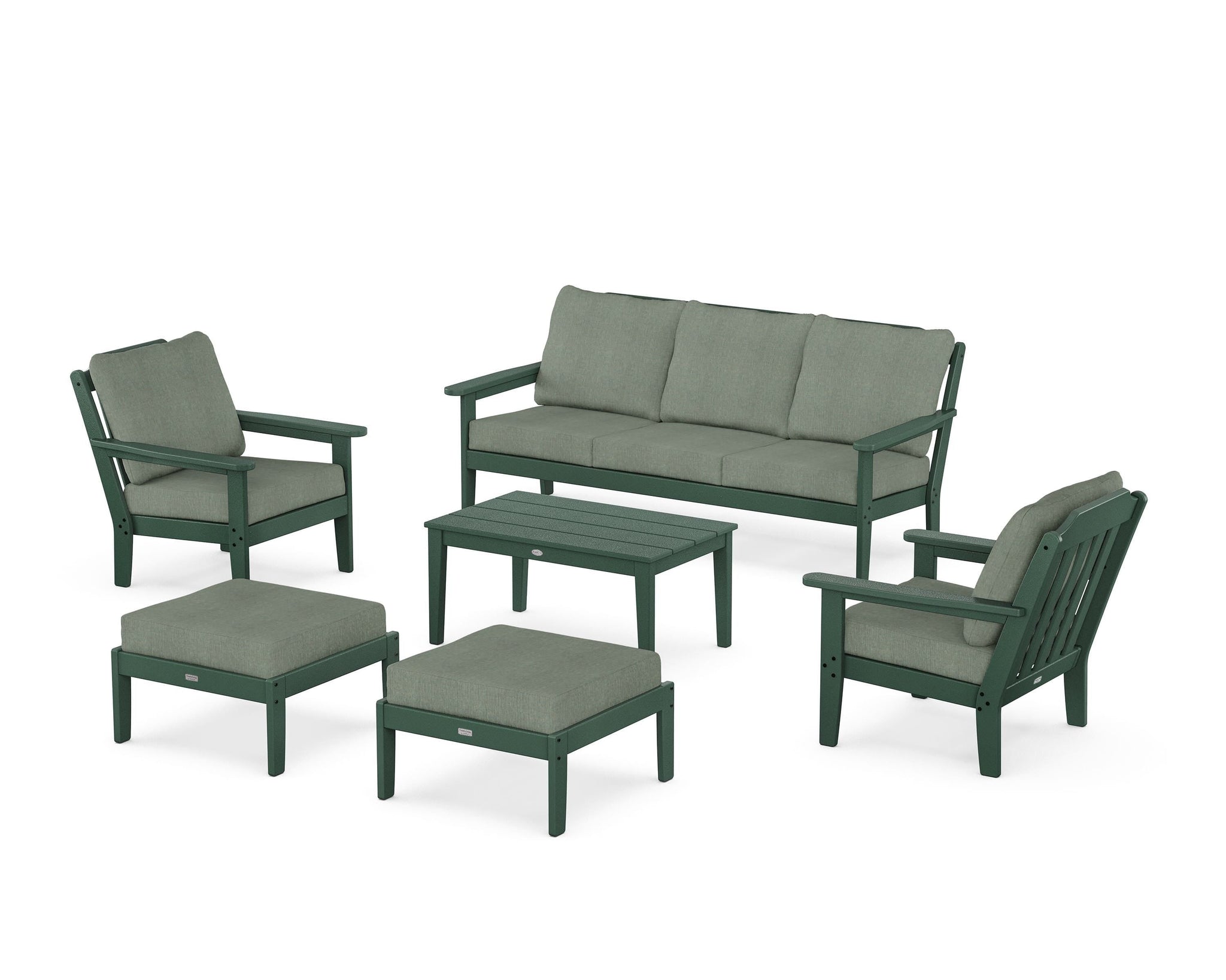 Cottage 6-Piece Lounge Sofa Set