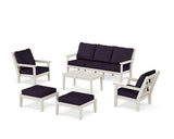 Chippendale 6-Piece Lounge Sofa Set