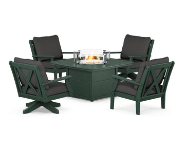 Braxton 5-Piece Deep Seating Set with Fire Table