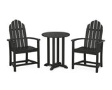 Classic Adirondack 3-Piece Round Bistro Dining Set