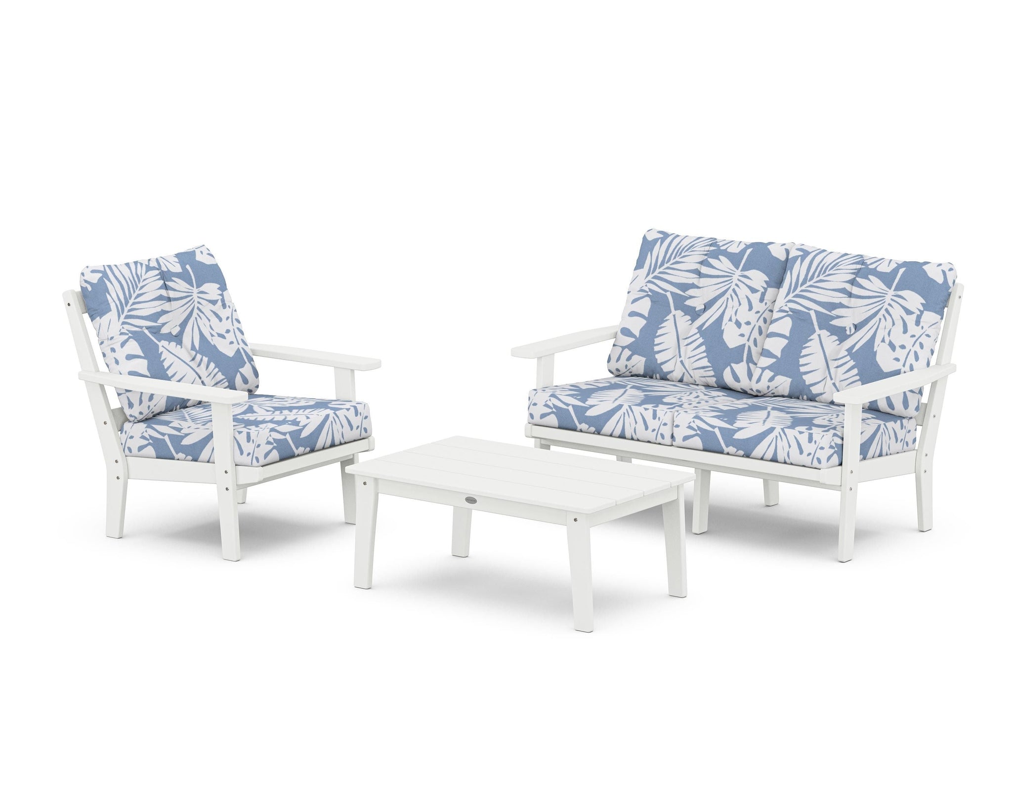 Prairie 3-Piece Deep Seating Set with Loveseat