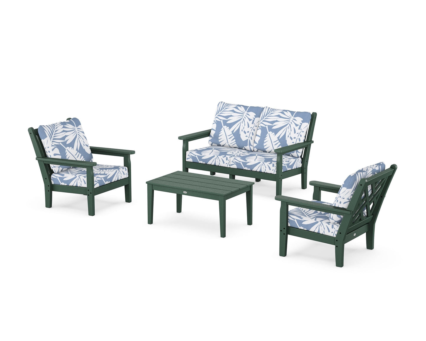 Chippendale 4-Piece Deep Seating Set with Loveseat