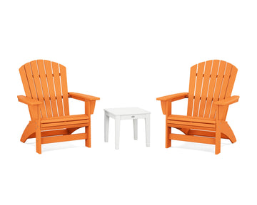 3-Piece Nautical Grand Adirondack Set