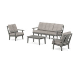 Prairie 4-Piece Deep Seating Set with Sofa
