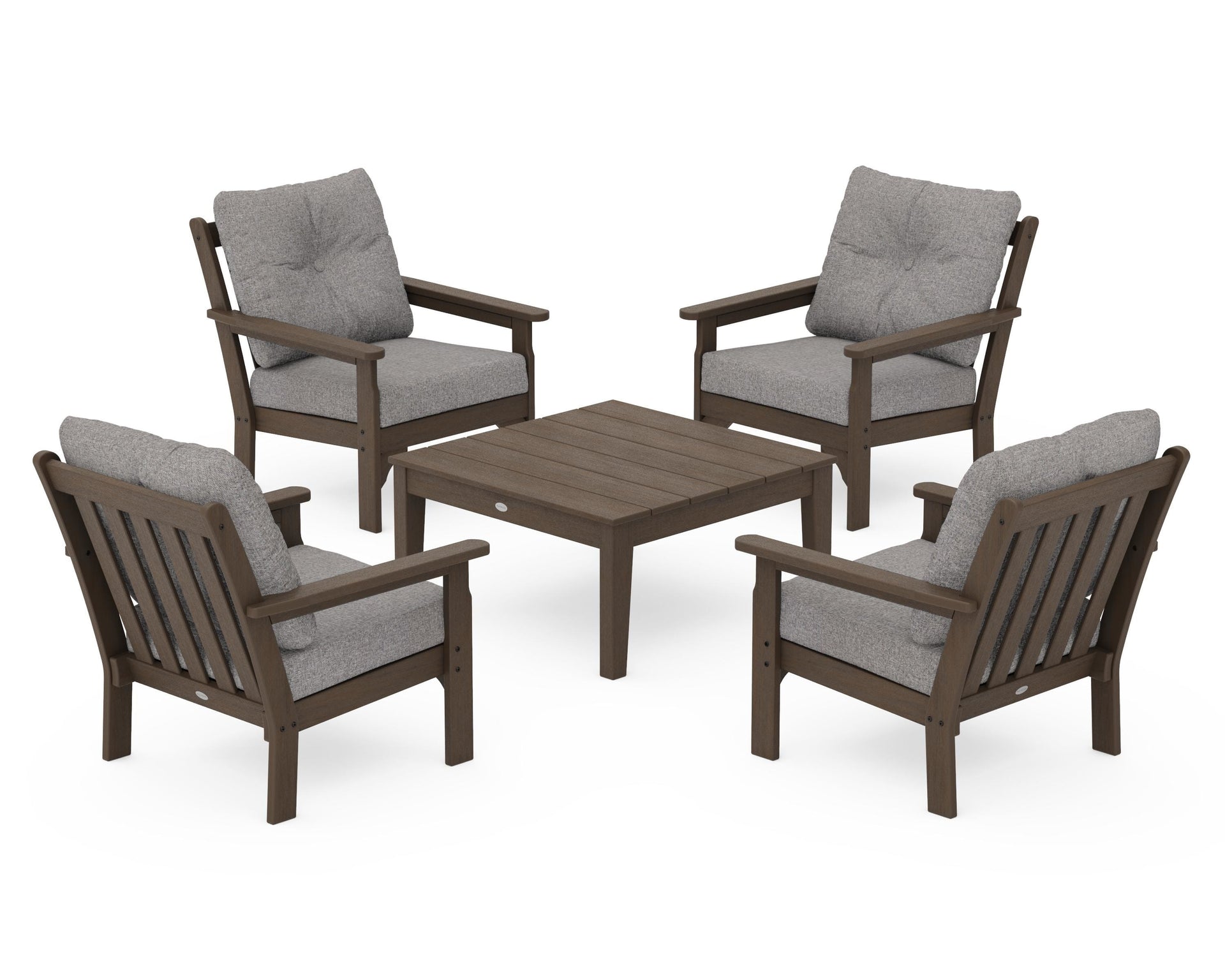 Vineyard 5-Piece Deep Seating Conversation Set
