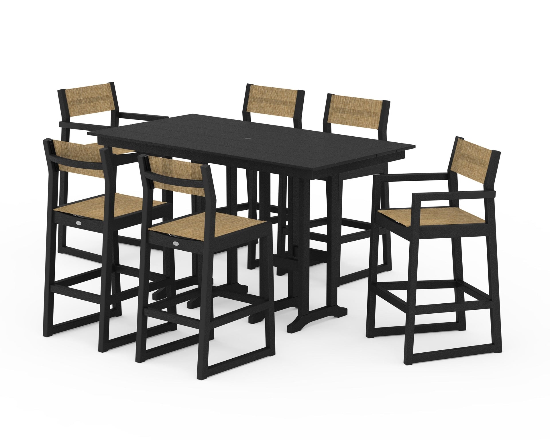 EDGE Sling 7-Piece Farmhouse Bar Set