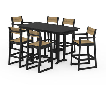 EDGE Sling 7-Piece Farmhouse Bar Set