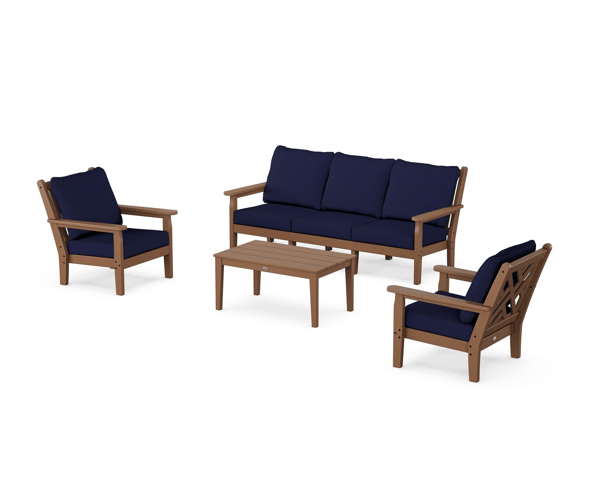 Chippendale 4-Piece Deep Seating Set with Sofa