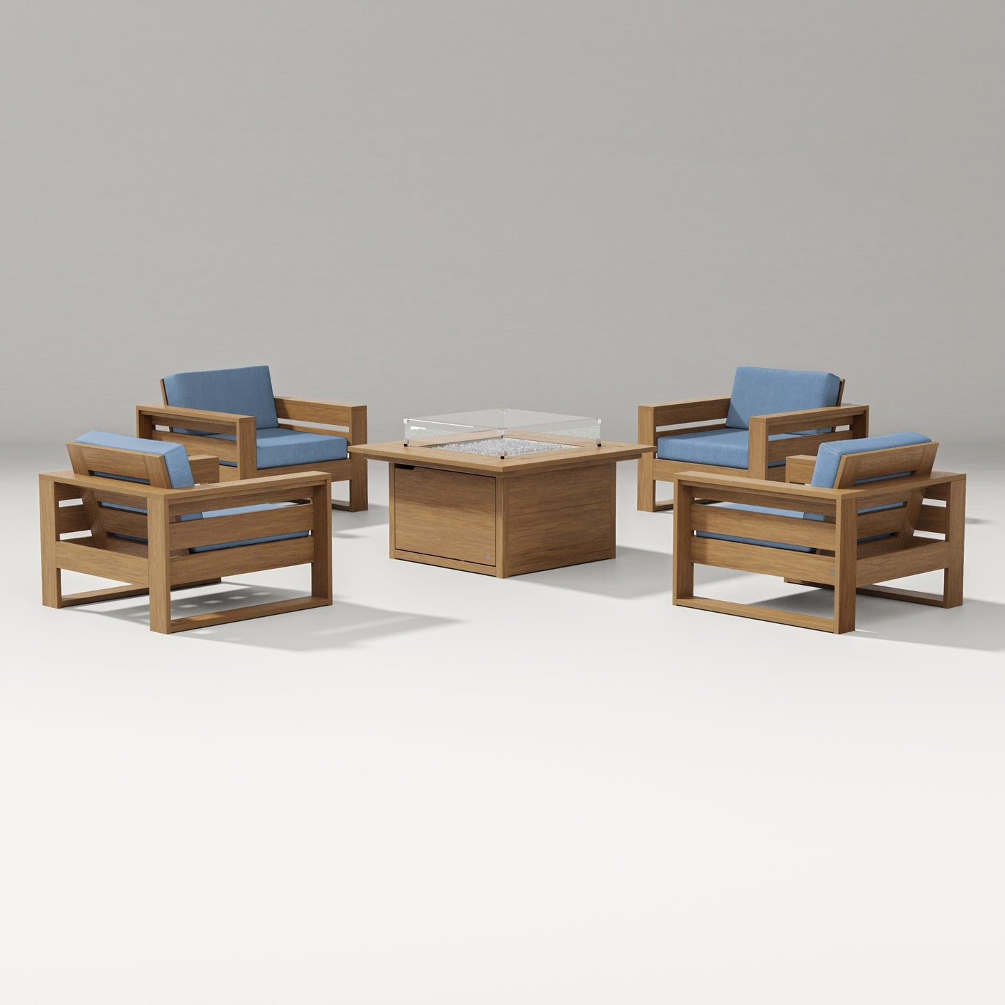 Latitude 5-Piece Lounge Fire Table Set