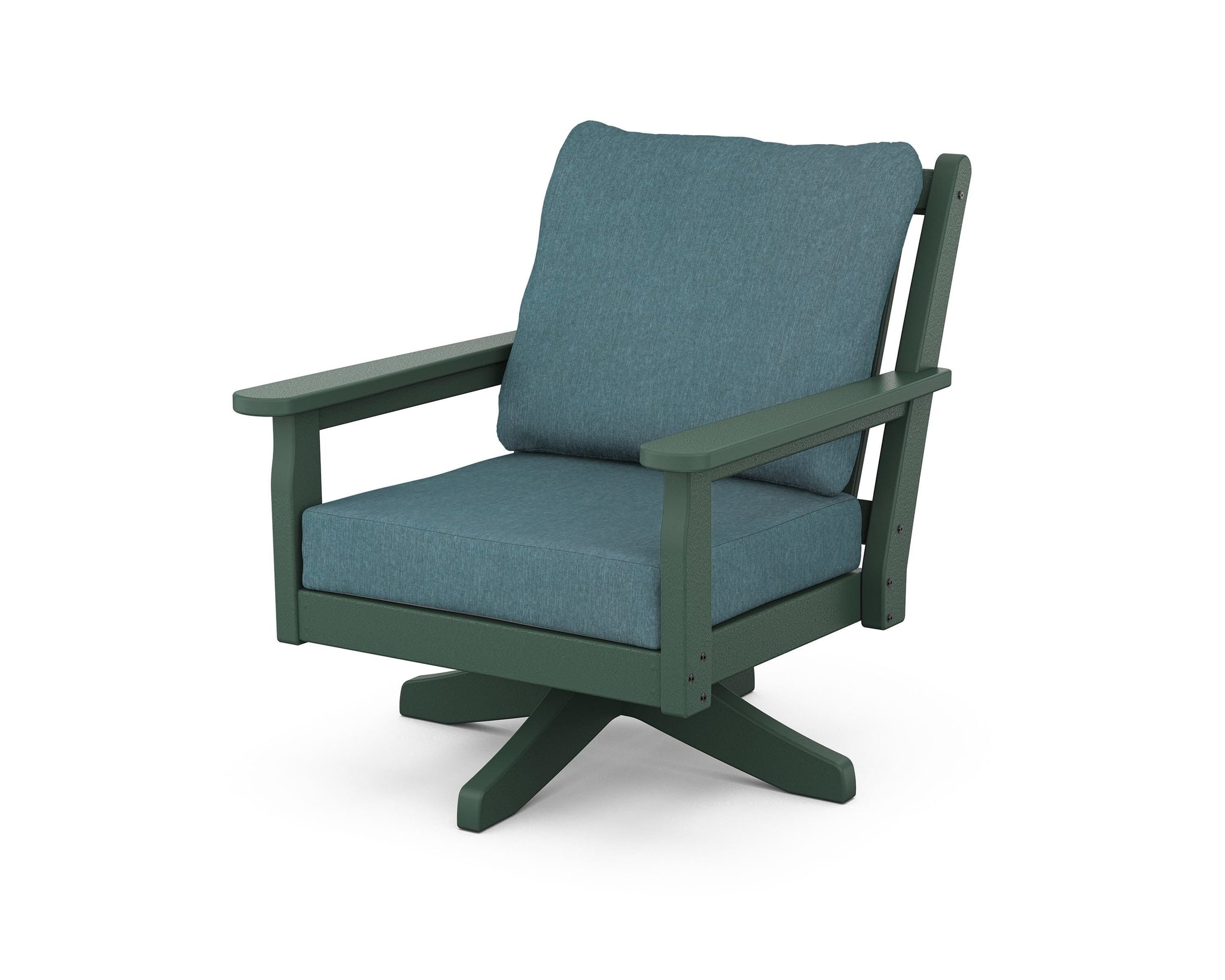 Chippendale Deep Seating Swivel Chair