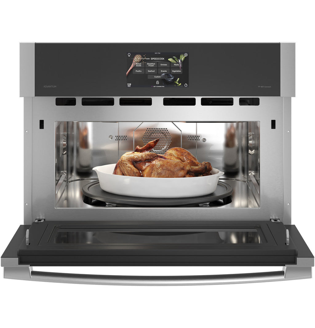 GE Profile™ 27" Single Wall Oven with 120V Advantium® Technology