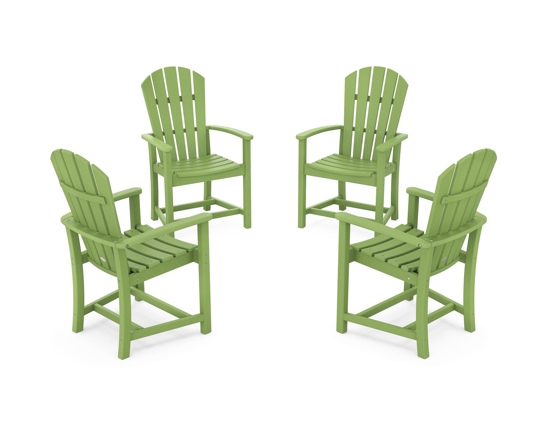 Palm Coast 4-Piece Upright Adirondack Conversation Set